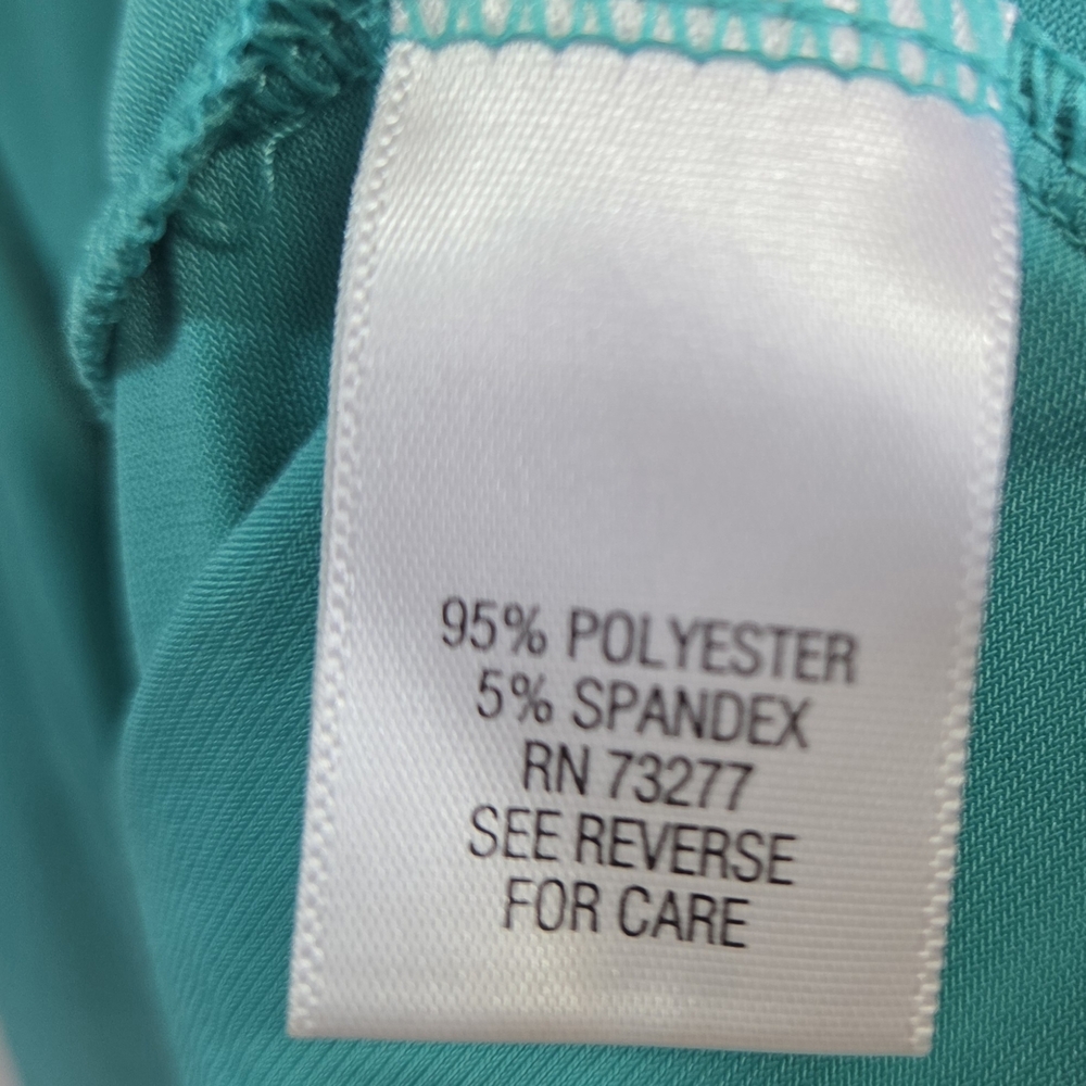 Teal Sleeveless V-Neck Top - Picture 4 of 5